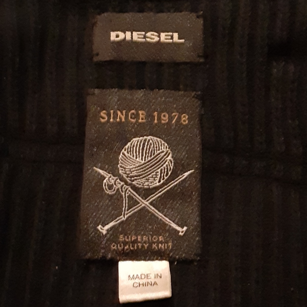 Black knit sweater